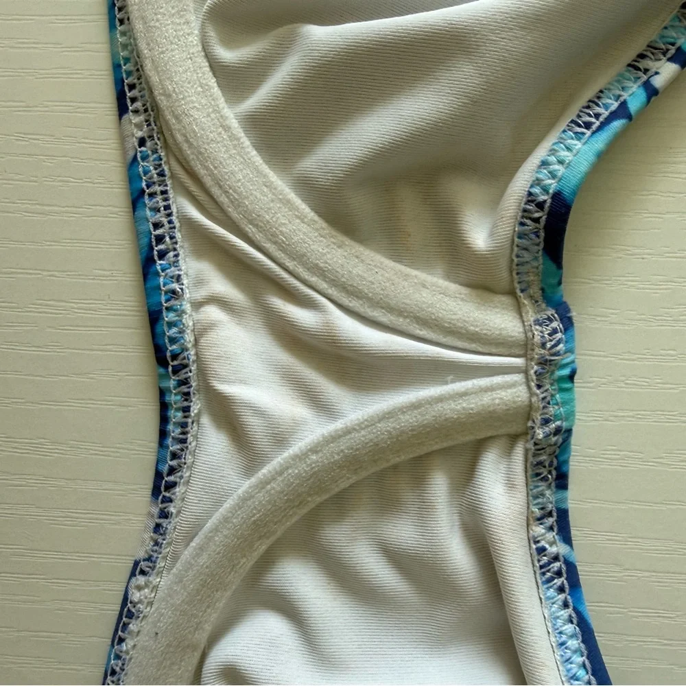 Blue Floral Underwire Bikini Set - Women